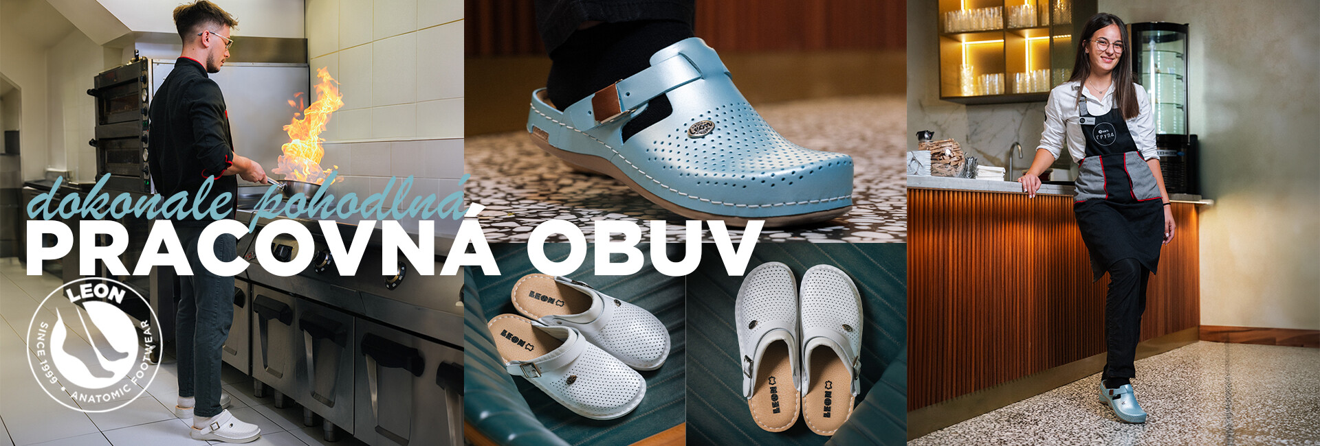 Pracovná obuv pre gastro a hotelierstvo