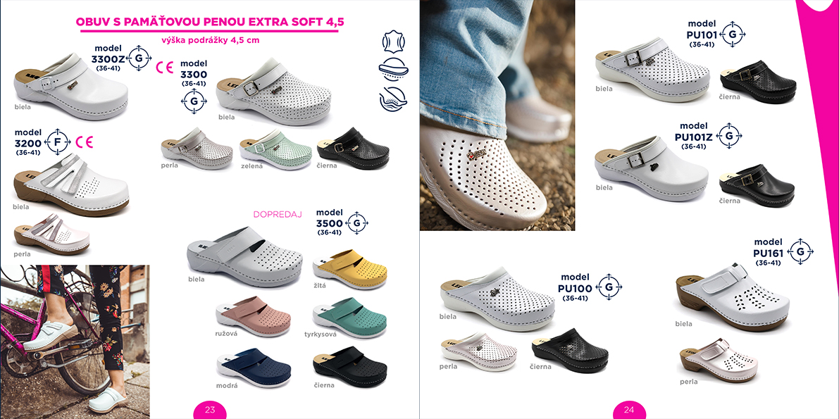 14 Zdravotná obuv LEON s pamäťovou penou Extra soft 4,5 cm