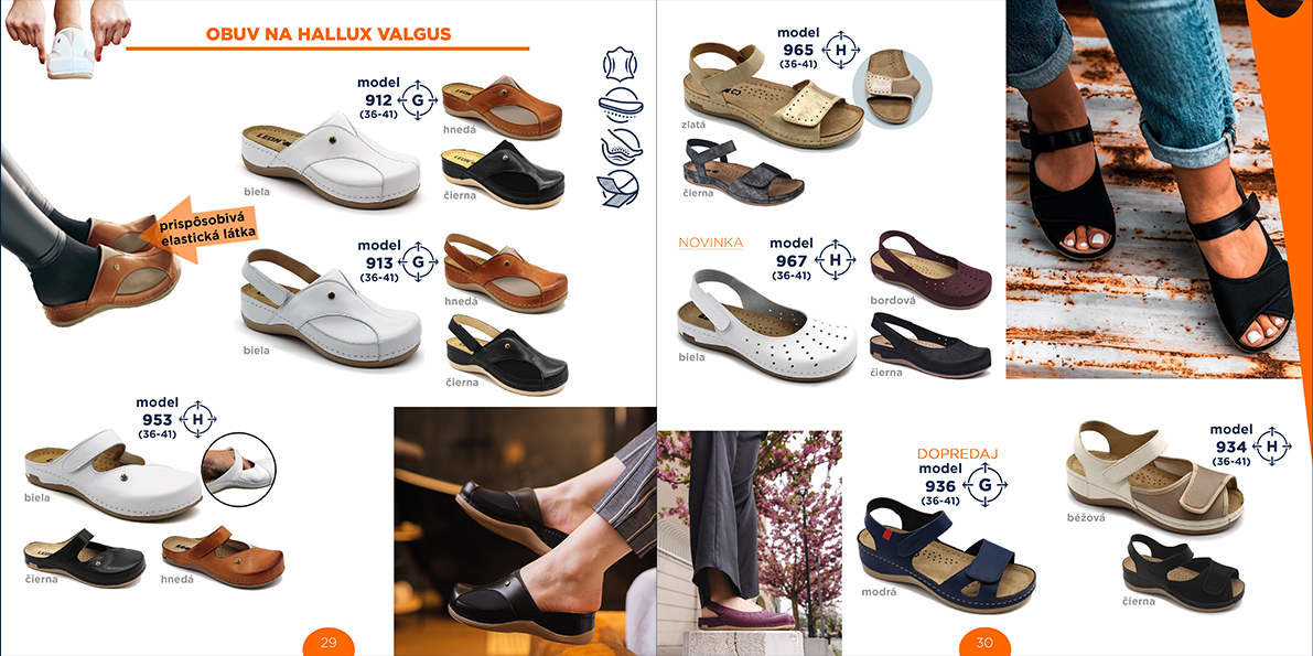 17 Zdravotná obuv LEON na Hallux Valgus vybočené palce