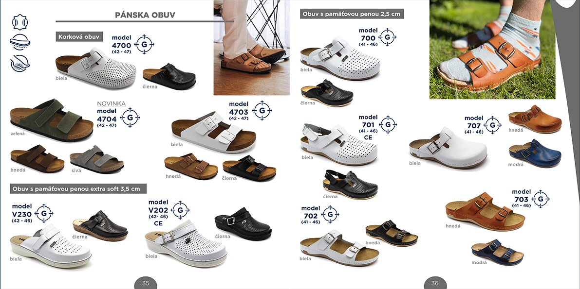 20 Pánska zdravotná obuv LEON