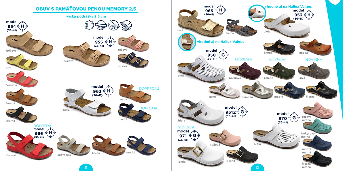 8 Zdravotná obuv LEON s pamäťovou penou Memory 2,5 cm