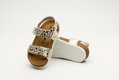 Leon 4803 Detské dievčenské zdravotné kožené sandále zlaté 09