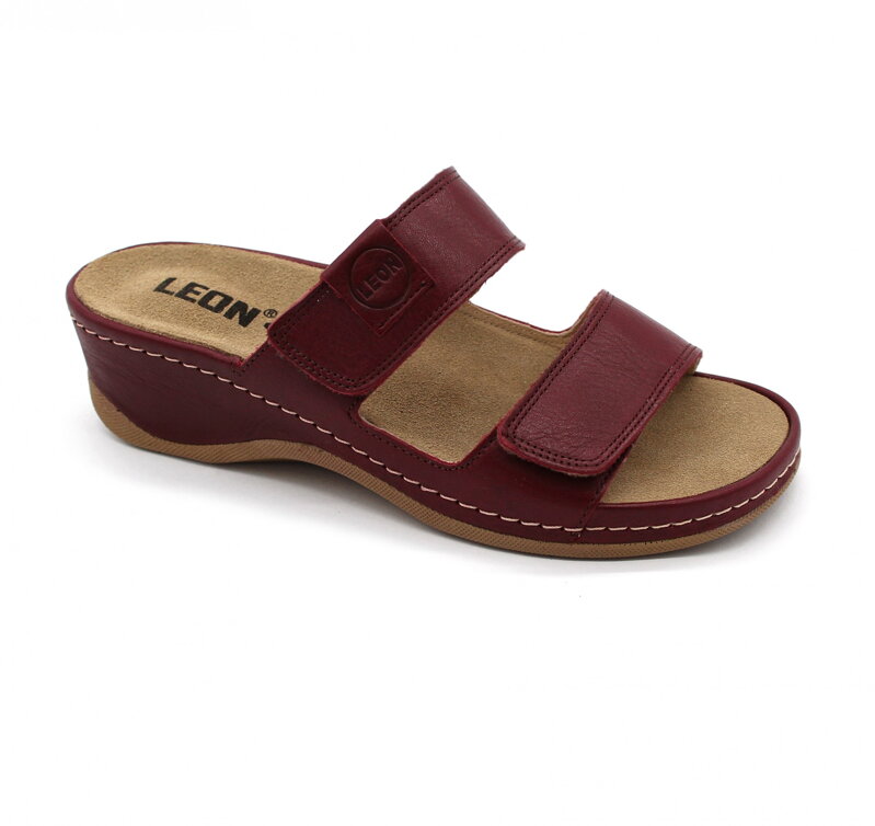 Leon 2020 Dámska zdravotná celokožená obuv s prackou