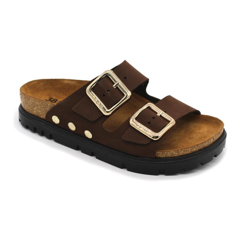 Leon 6011 Dámska zdravotná kožená obuv s prackou 